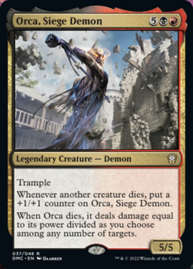 Orca, Siege Demon [Dominaria United Commander] | Game Master's Emporium (The New GME)