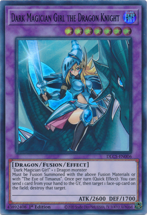 Dark Magician Girl the Dragon Knight (Purple) [DLCS-EN006] Ultra Rare | Game Master's Emporium (The New GME)