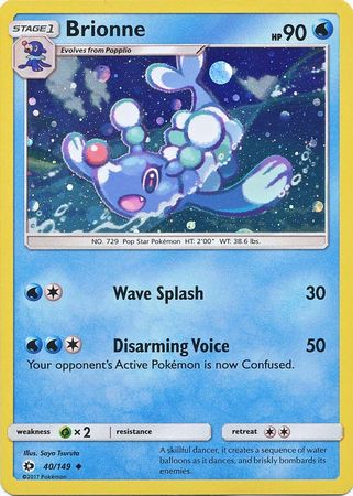 Brionne (40/149) (Cosmos Holo) [Sun & Moon: Base Set] | Game Master's Emporium (The New GME)