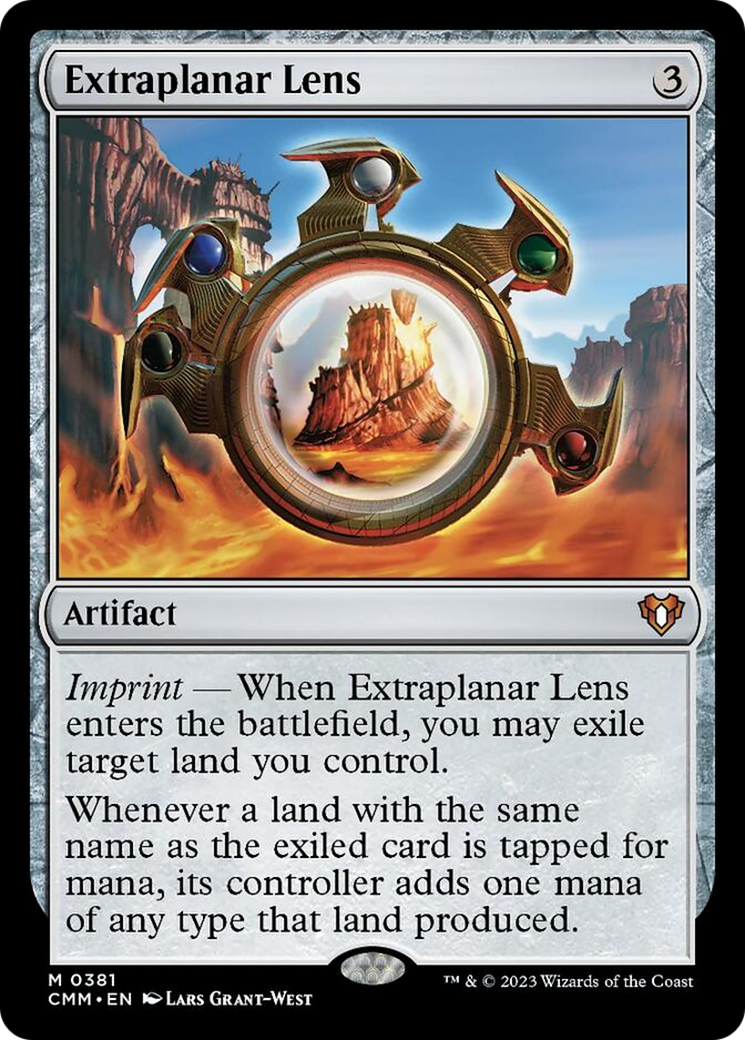 Extraplanar Lens [Commander Masters] | Game Master's Emporium (The New GME)