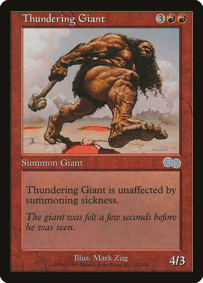 Thundering Giant [Urza's Saga] | Game Master's Emporium (The New GME)