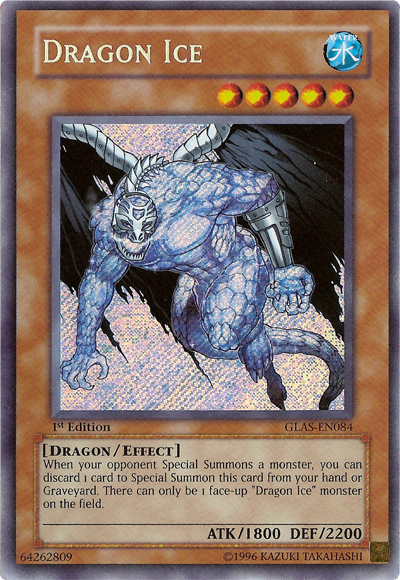 Dragon Ice [GLAS-EN084] Secret Rare | Game Master's Emporium (The New GME)