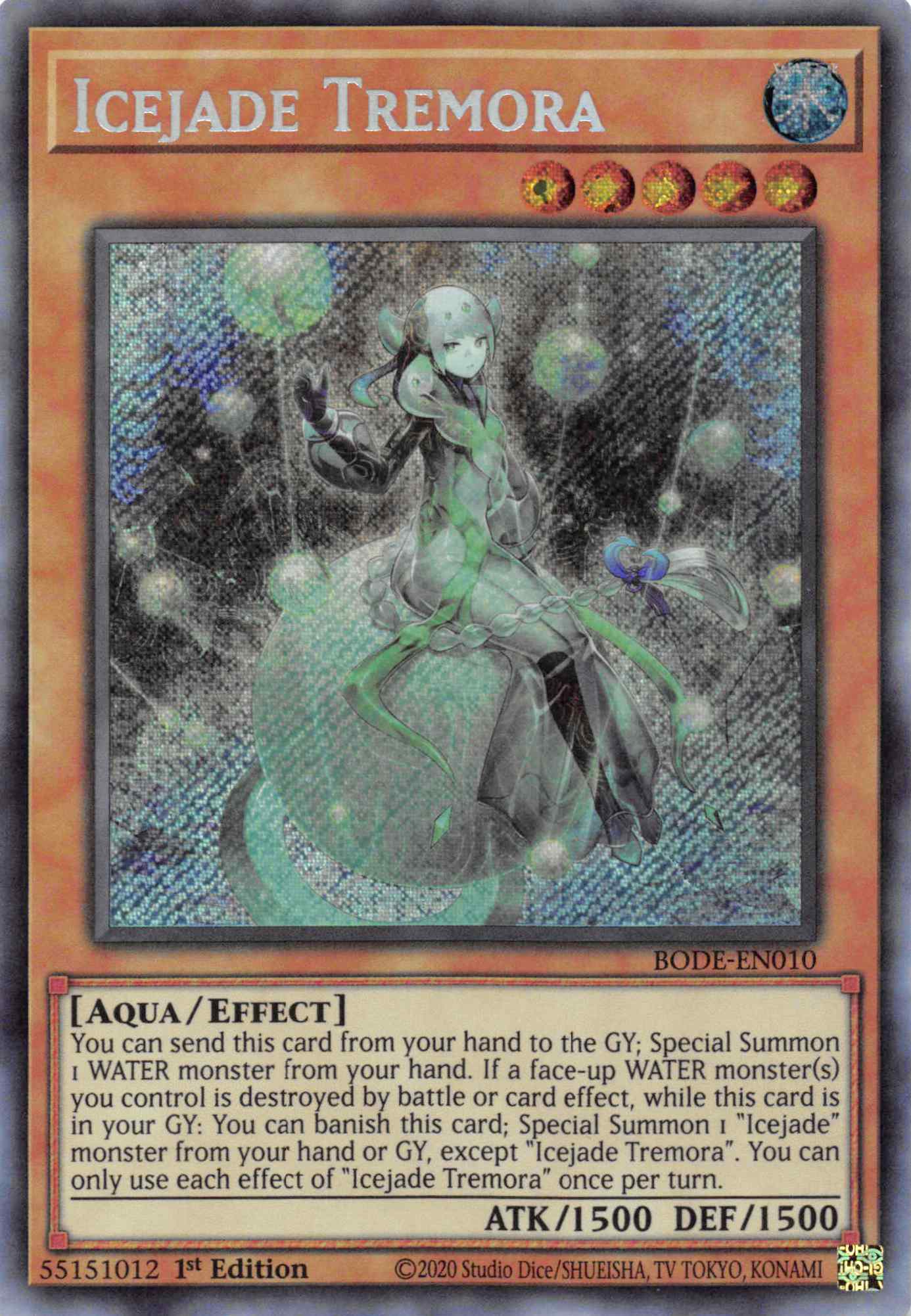 Icejade Tremora [BODE-EN010] Secret Rare | Game Master's Emporium (The New GME)