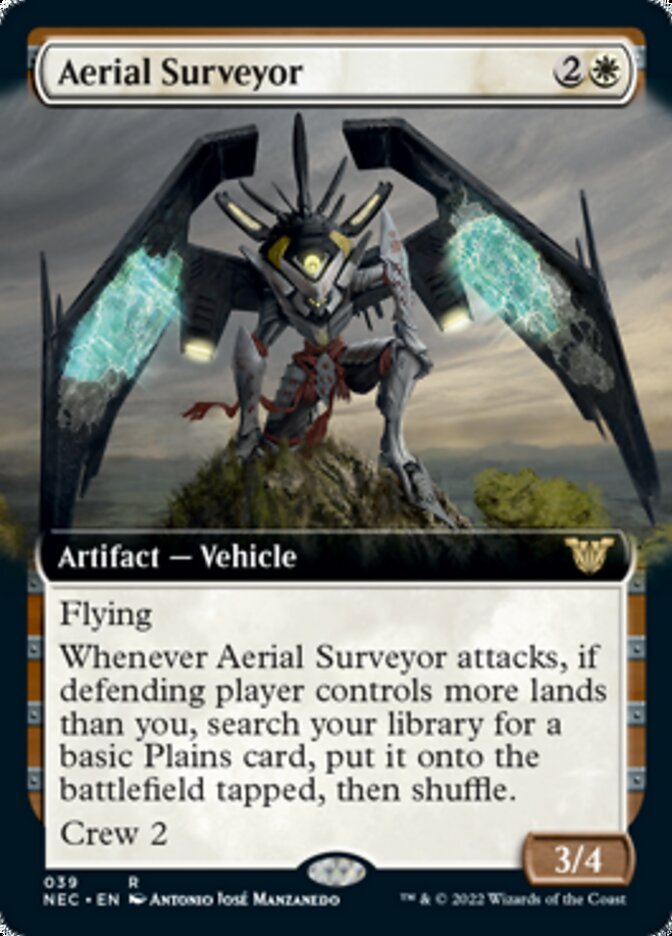 Aerial Surveyor (Extended Art) [Kamigawa: Neon Dynasty Commander] | Game Master's Emporium (The New GME)