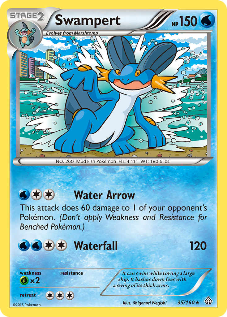 Swampert (35/160) [XY: Primal Clash] | Game Master's Emporium (The New GME)