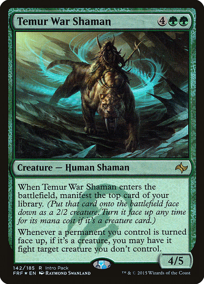 Temur War Shaman (Intro Pack) [Fate Reforged Promos] | Game Master's Emporium (The New GME)