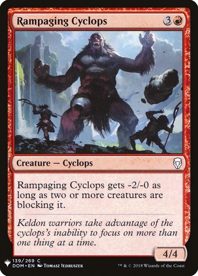 Rampaging Cyclops [Mystery Booster] | Game Master's Emporium (The New GME)
