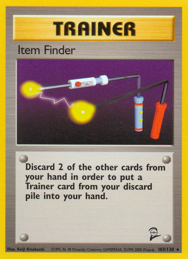 Item Finder (103/130) [Base Set 2] | Game Master's Emporium (The New GME)