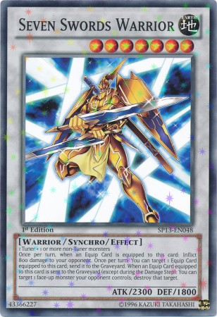 Seven Swords Warrior [SP13-EN048] Starfoil Rare | Game Master's Emporium (The New GME)