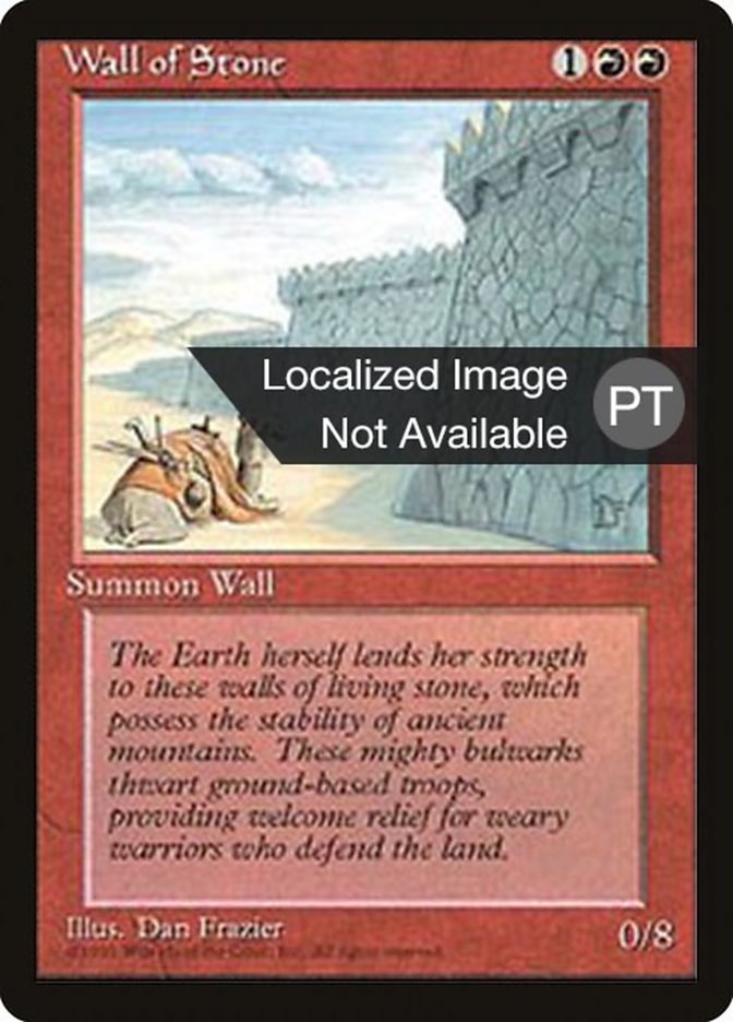 Wall of Stone [Fourth Edition (Foreign Black Border)] | Game Master's Emporium (The New GME)