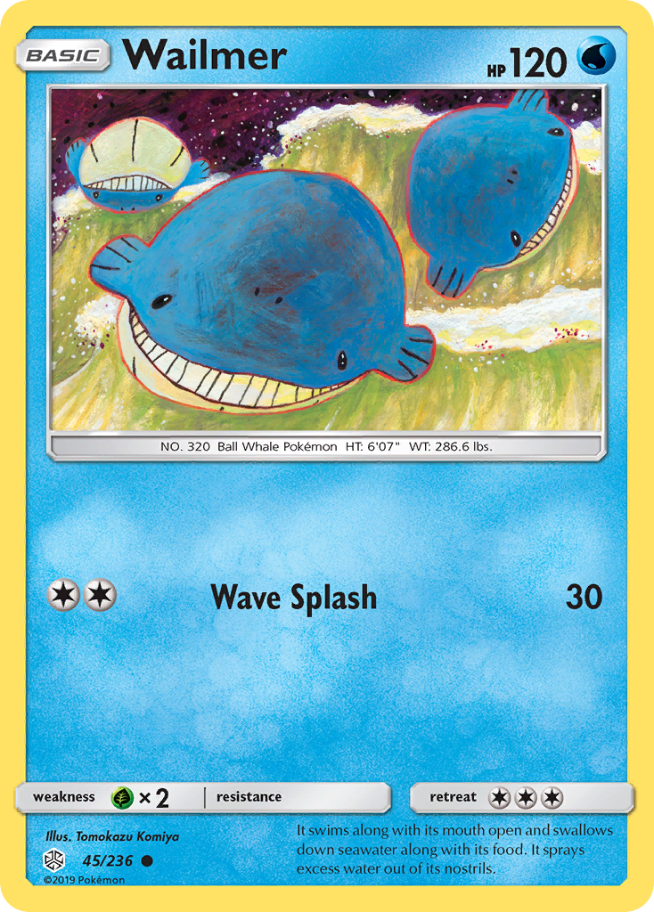 Wailmer (45/236) [Sun & Moon: Cosmic Eclipse] | Game Master's Emporium (The New GME)