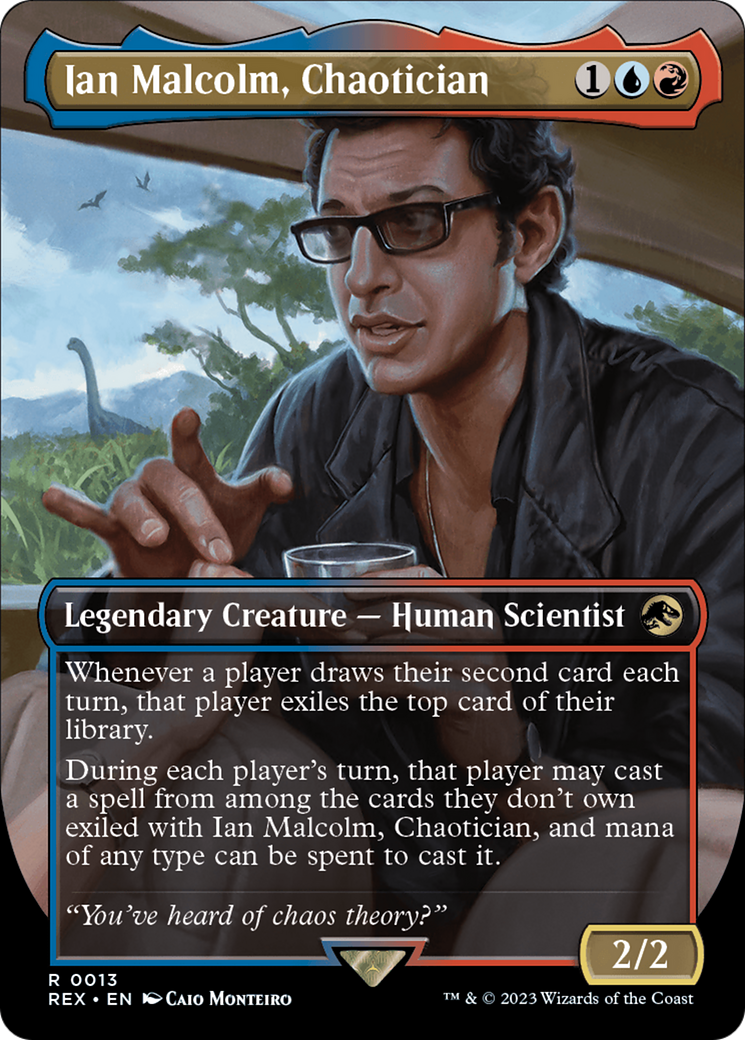 Ian Malcolm, Chaotician (Borderless) [Jurassic World Collection] | Game Master's Emporium (The New GME)
