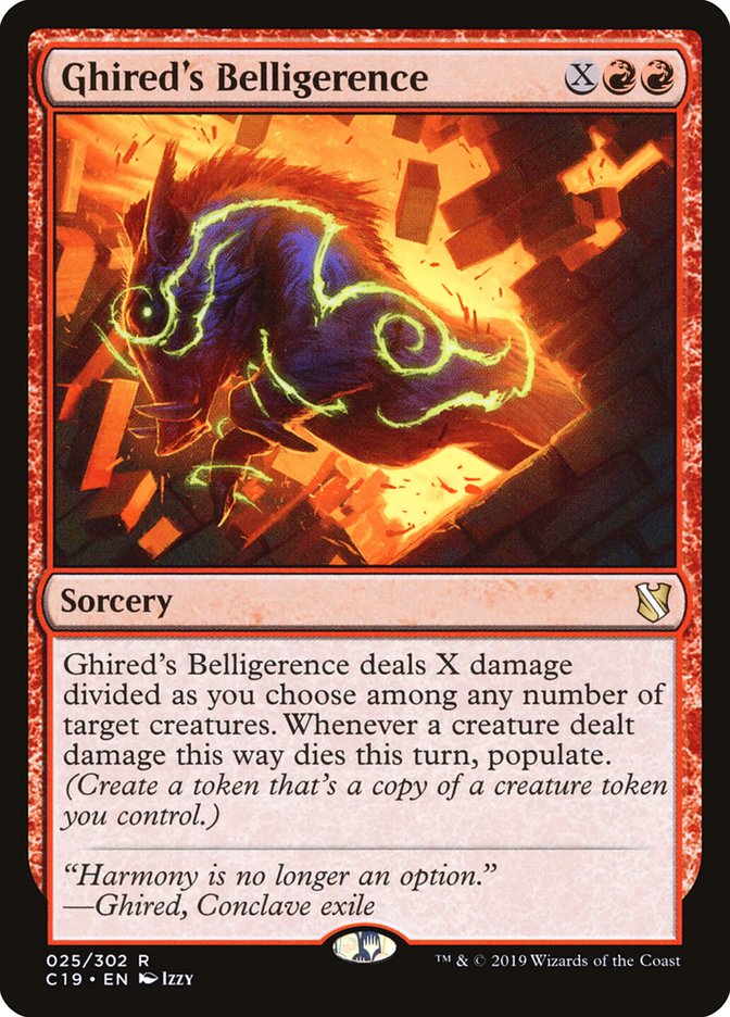 Ghired's Belligerence [Commander 2019] | Game Master's Emporium (The New GME)