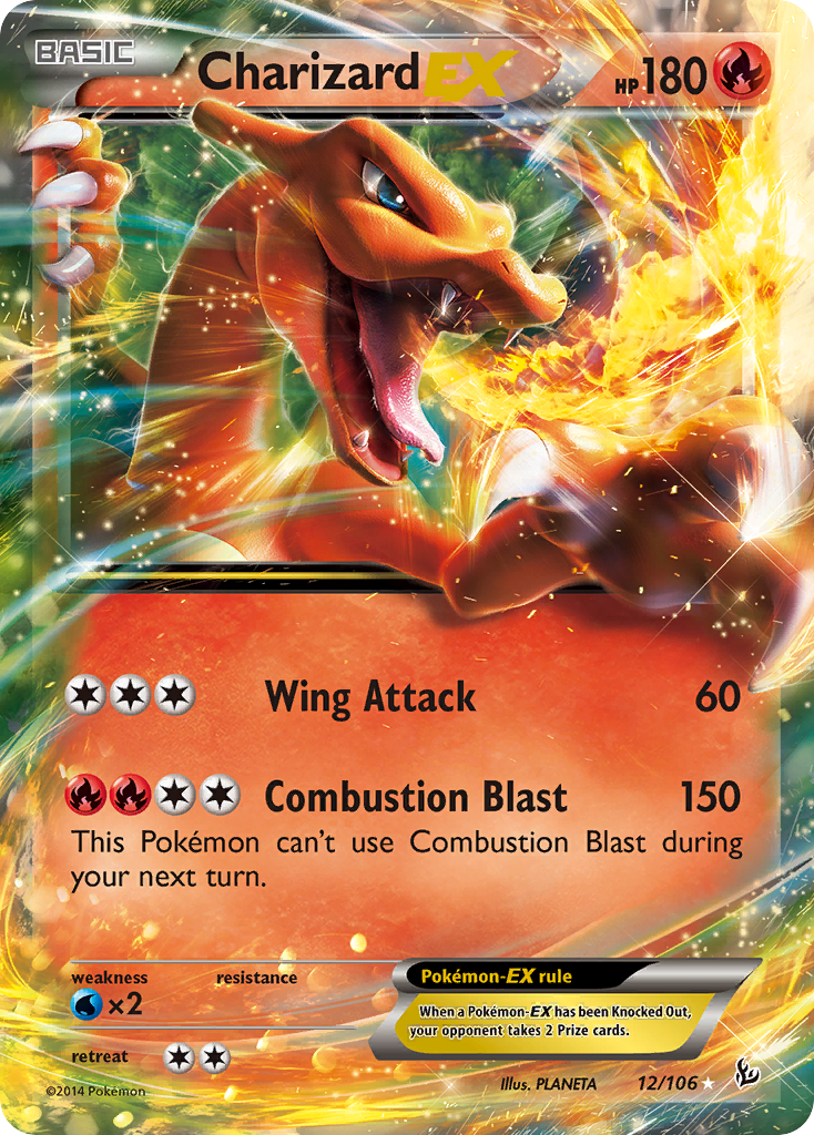 Charizard EX (12/106) [XY: Flashfire] | Game Master's Emporium (The New GME)