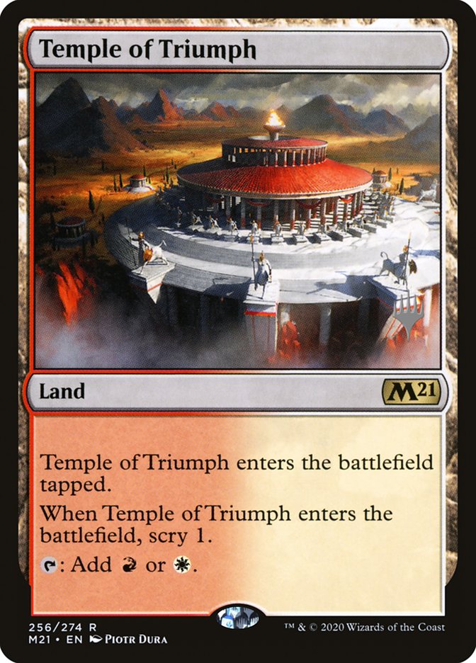 Temple of Triumph (Promo Pack) [Core Set 2021 Promos] | Game Master's Emporium (The New GME)