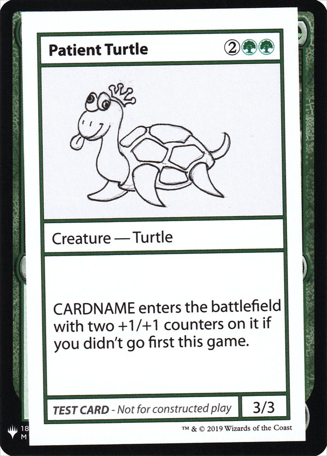 Patient Turtle [Mystery Booster Playtest Cards] | Game Master's Emporium (The New GME)