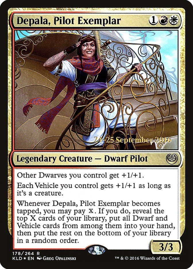 Depala, Pilot Exemplar [Kaladesh Prerelease Promos] | Game Master's Emporium (The New GME)