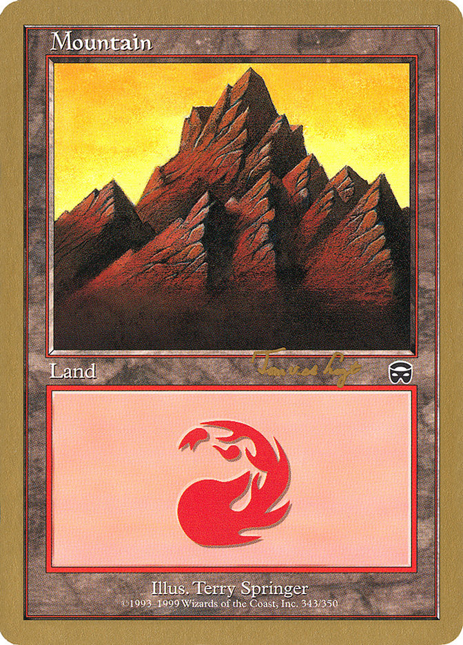 Mountain (343) (Tom van de Logt) [World Championship Decks 2001] | Game Master's Emporium (The New GME)