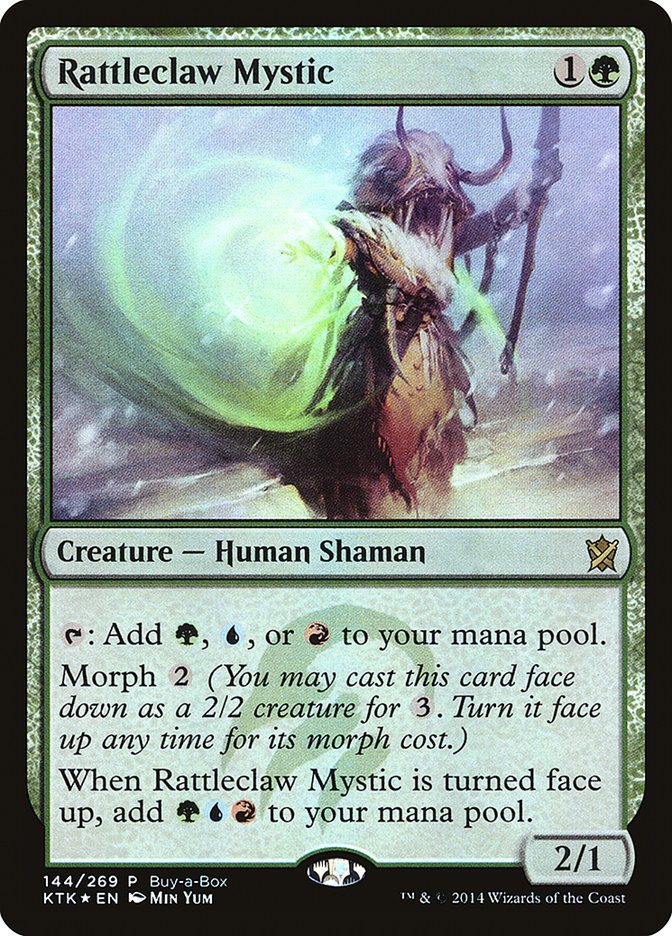 Rattleclaw Mystic (Buy-A-Box) [Khans of Tarkir Promos] | Game Master's Emporium (The New GME)