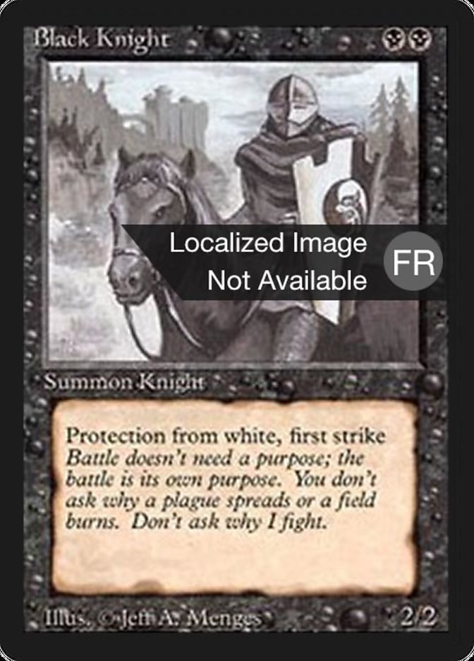 Black Knight [Foreign Black Border] | Game Master's Emporium (The New GME)