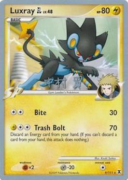 Luxray GL LV.48 (9/111) (Crowned Tiger - Tsubasa Nakamura) [World Championships 2009] | Game Master's Emporium (The New GME)