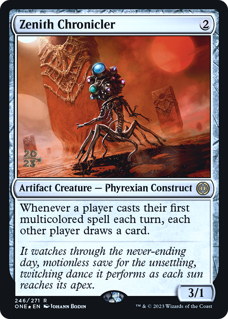 Zenith Chronicler [Phyrexia: All Will Be One Prerelease Promos] | Game Master's Emporium (The New GME)