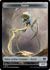 Servo // Elephant Double-Sided Token [Commander Masters Tokens] | Game Master's Emporium (The New GME)