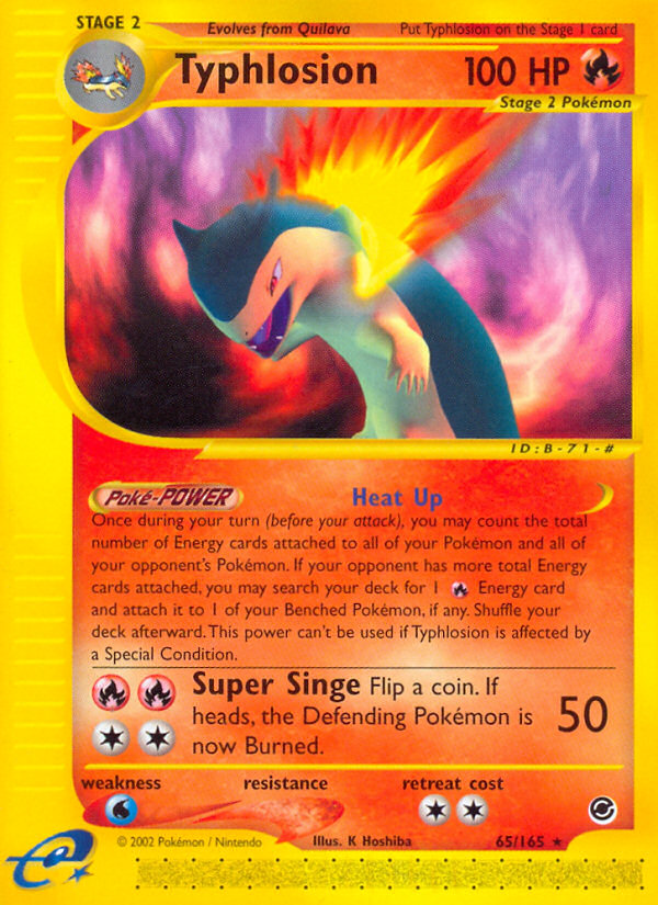 Typhlosion (65/165) [Expedition: Base Set] | Game Master's Emporium (The New GME)