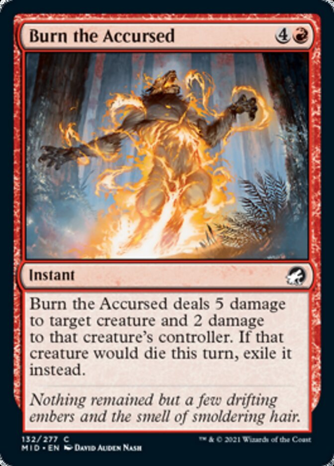 Burn the Accursed [Innistrad: Midnight Hunt] | Game Master's Emporium (The New GME)