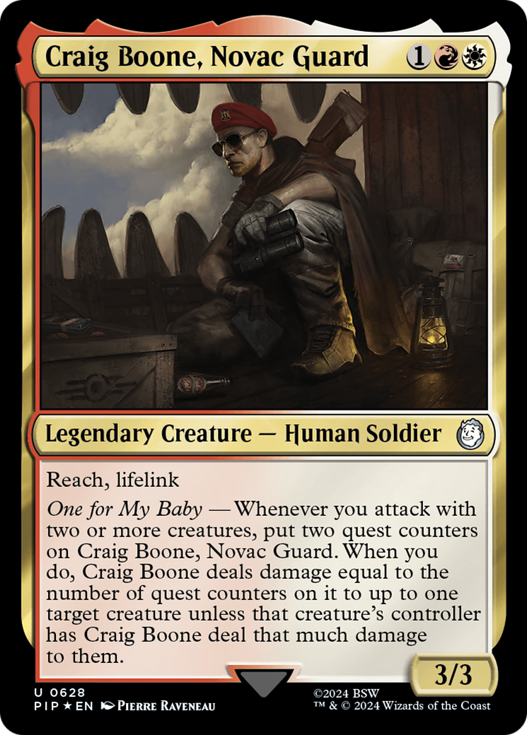 Craig Boone, Novac Guard (Surge Foil) [Fallout] | Game Master's Emporium (The New GME)