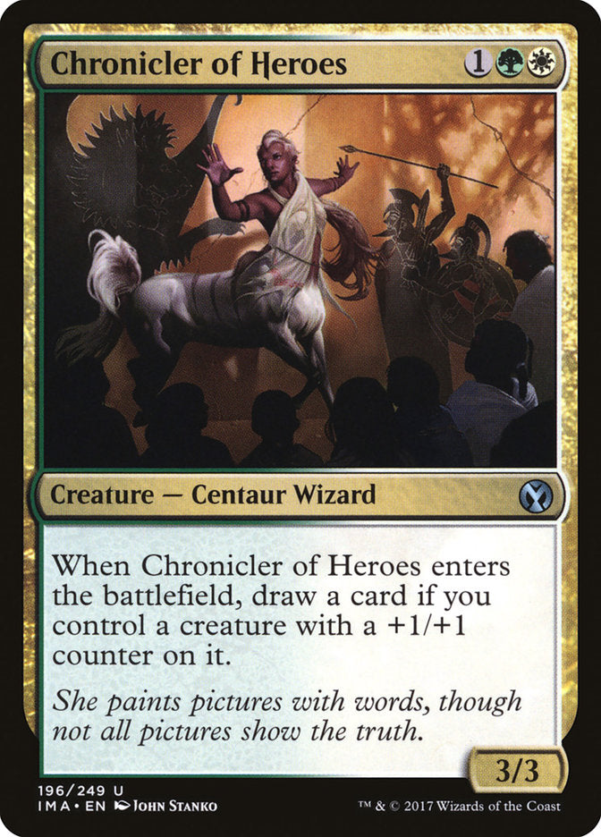Chronicler of Heroes [Iconic Masters] | Game Master's Emporium (The New GME)