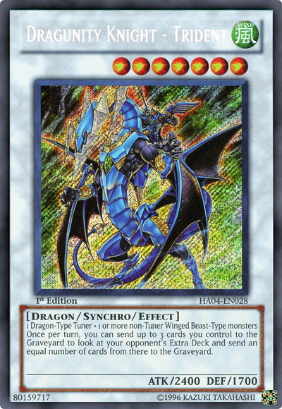 Dragunity Knight - Trident [HA04-EN028] Secret Rare | Game Master's Emporium (The New GME)