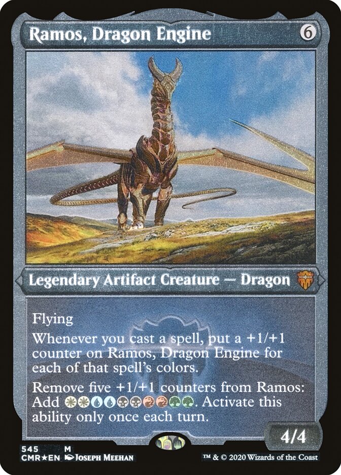 Ramos, Dragon Engine (Etched) [Commander Legends] | Game Master's Emporium (The New GME)