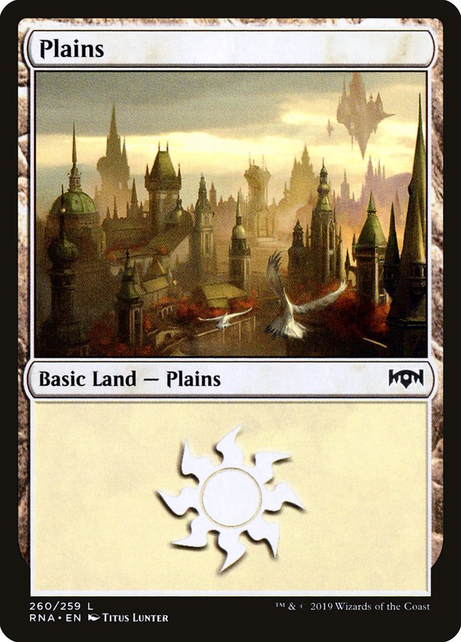 Plains (260) [Ravnica Allegiance] | Game Master's Emporium (The New GME)