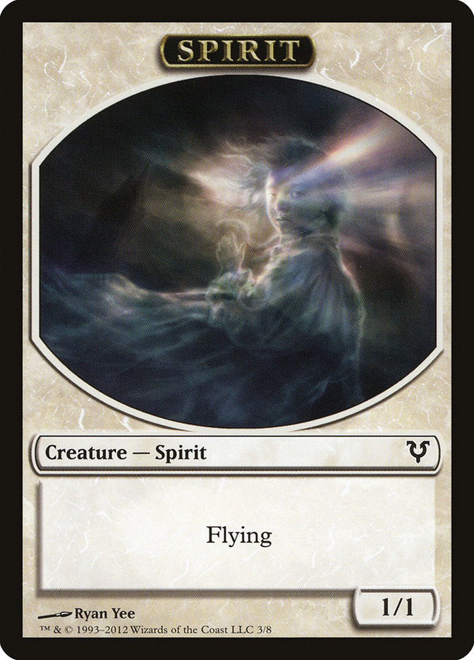 Spirit Token (3/8) [Avacyn Restored Tokens] | Game Master's Emporium (The New GME)