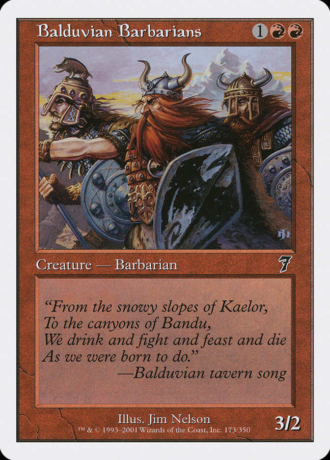 Balduvian Barbarians [Seventh Edition] | Game Master's Emporium (The New GME)
