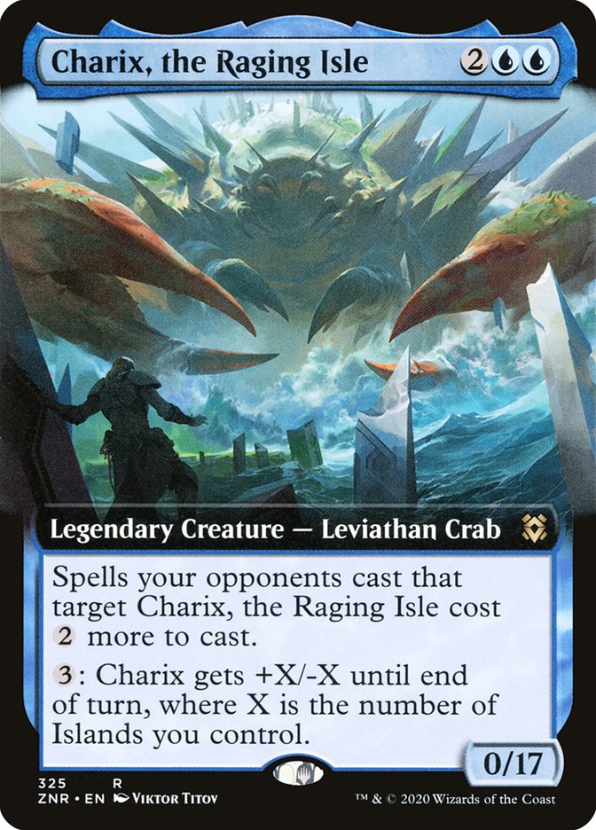 Charix, the Raging Isle (Extended Art) [Zendikar Rising] | Game Master's Emporium (The New GME)