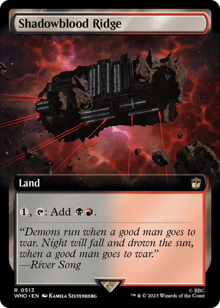 Shadowblood Ridge (Extended Art) [Doctor Who] | Game Master's Emporium (The New GME)