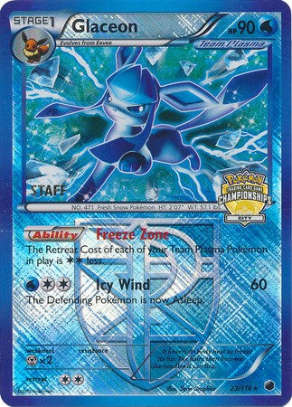 Glaceon (023/116) (City Championships) (Staff) [League & Championship Cards] | Game Master's Emporium (The New GME)