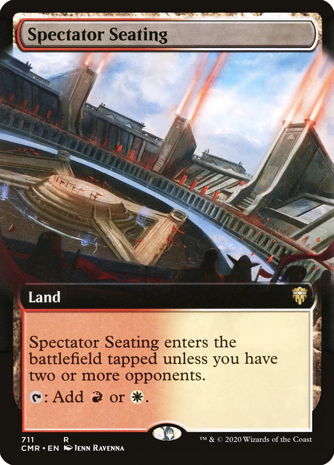 Spectator Seating (Extended Art) [Commander Legends] | Game Master's Emporium (The New GME)