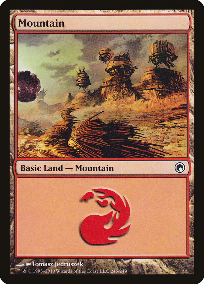 Mountain (245) [Scars of Mirrodin] | Game Master's Emporium (The New GME)