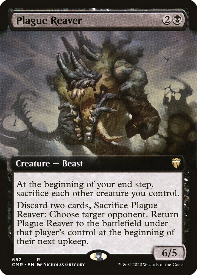 Plague Reaver (Extended Art) [Commander Legends] | Game Master's Emporium (The New GME)