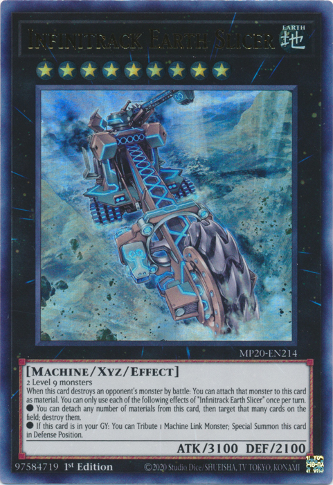 Infinitrack Earth Slicer [MP20-EN214] Ultra Rare | Game Master's Emporium (The New GME)