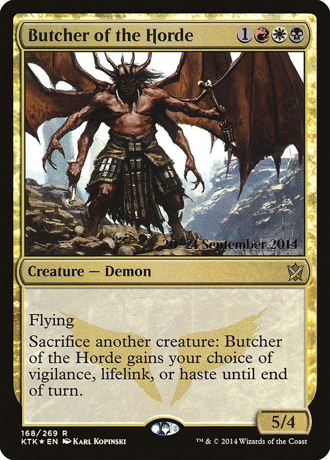 Butcher of the Horde [Khans of Tarkir Prerelease Promos] | Game Master's Emporium (The New GME)