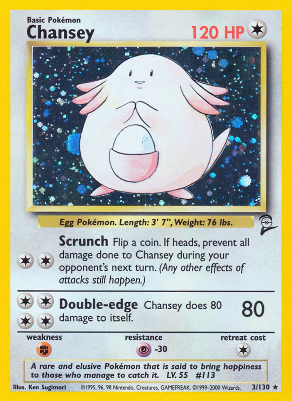 Chansey (3/130) [Base Set 2] | Game Master's Emporium (The New GME)