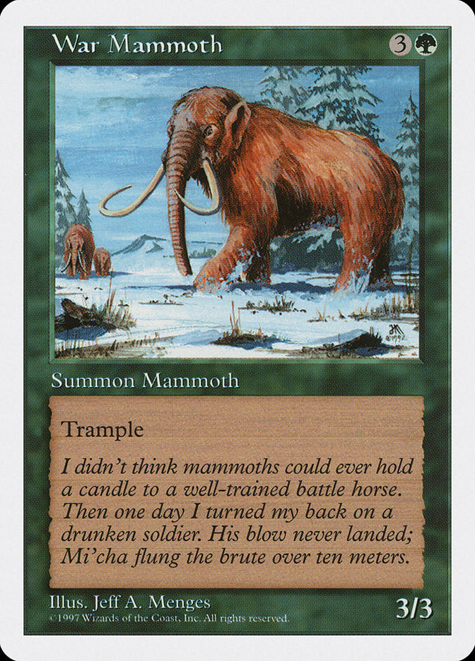 War Mammoth [Fifth Edition] | Game Master's Emporium (The New GME)