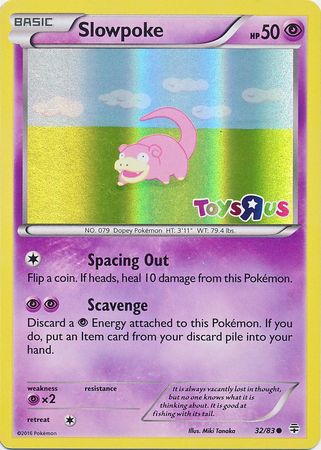 Slowpoke (32/83) (Toys R Us Promo) [XY: Generations] | Game Master's Emporium (The New GME)
