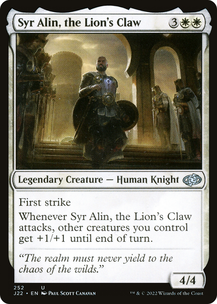 Syr Alin, the Lion's Claw [Jumpstart 2022] | Game Master's Emporium (The New GME)