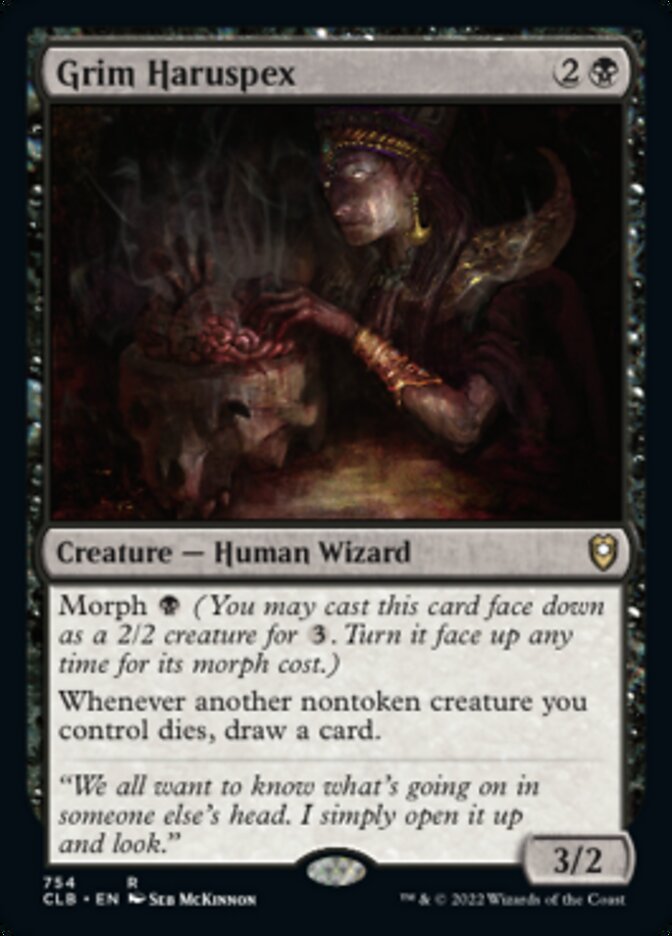 Grim Haruspex [Commander Legends: Battle for Baldur's Gate] | Game Master's Emporium (The New GME)