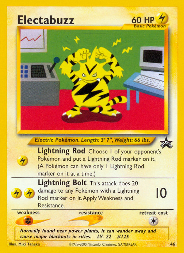 Electabuzz (46) [Wizards of the Coast: Black Star Promos] | Game Master's Emporium (The New GME)